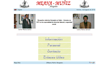 Tablet Screenshot of meanamunizabogados.com